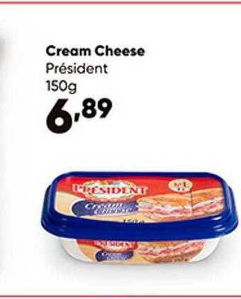 Zaffari Cream Cheese Président oferta