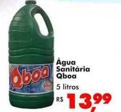 Big Box Agua Sanitaria Qboa oferta