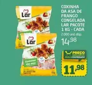Cooper Coxinha Da Asa De Frango Congelada Lar oferta