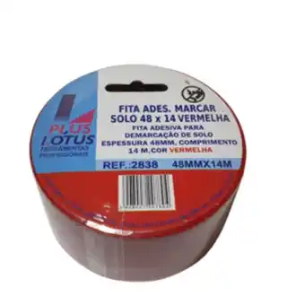 Leroy Merlin Fita para demarcação de solo/chão 48x14m vermelha oferta