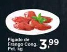 Rossi Supermercado Figado de Frango Cong. pct 1kg oferta