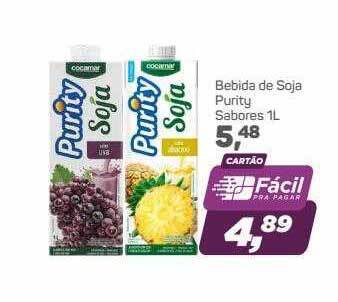 Supermercados São Vicente Bebida De Soja Purity Sabores oferta