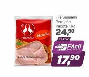 Supermercados São Vicente Filé Sassami Perdigão oferta