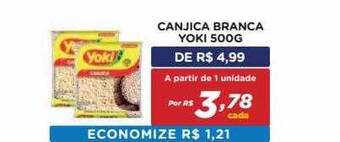 Bahamas Mix Canjica Branca Yoki oferta