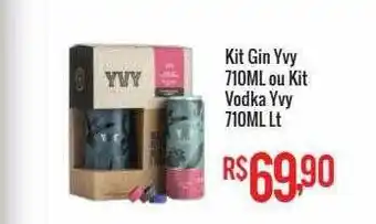 Mart Minas Kit Gin Yvy Ou Kit Vodka Yvy oferta