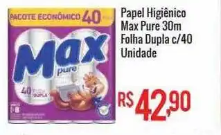 Mart Minas Papel Higiênico Max Pure Folha Dupla oferta
