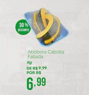 Oba Hortifruti Abóbora Cabotia Fatiada 30% Desconto oferta