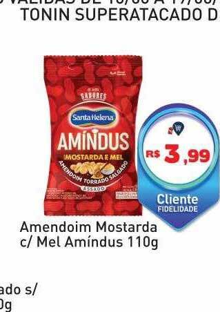 Tonin Superatacado Amendoim Mostarda C Mel Amíndus oferta
