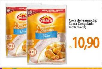 Atacadão Coxa De Frango Zip Seara Congelada oferta