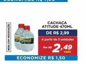 Bahamas Mix Cachaça Atitude oferta