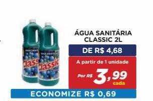 Bahamas Mix água Sanitária Classic oferta