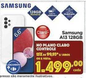 Carrefour Samsung A13 128gb oferta