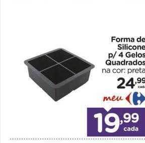 Carrefour Forma De Silicone P 4 Gelos Quadrados oferta