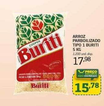Cooper Arroz Parboilizado Tipo 1 Buriti oferta