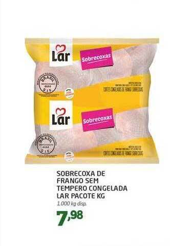 Cooper Sobrecoxa De Frango Sem Tempero Congelada Lar oferta