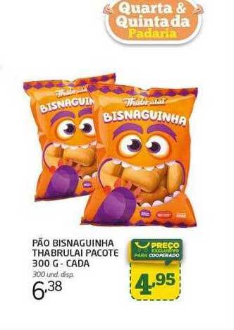 Cooper Pão Bisnaguinha Thabrulai Cada oferta