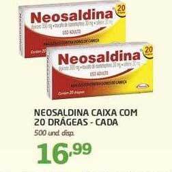 Cooper Neosaldina Caixa Com 20 Drágeas Cada oferta