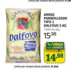 Cooper Arroz Parboilizado Tipo 1 Dalfovo oferta
