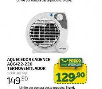 Cooper Aquecedor Cadence Aqc422-220 Termoventilador oferta