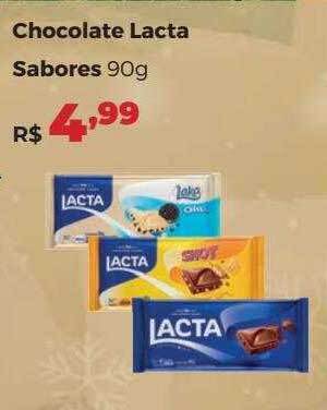 Chocolate Lacta Sabores