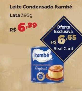 Villarreal Supermercados Leite Condensado Itambé Lata oferta