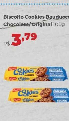 Villarreal Supermercados Biscoito Cookies Bauducco Chocolate Original oferta