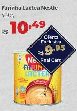 Villarreal Supermercados Farinha Láctea Nestlé oferta