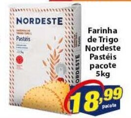 Vencedor Atacadista Farinha de Trigo Nordeste Pasteis Pacote 5kg oferta