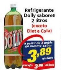 Vencedor Atacadista Refrigerante Dolly sabores 2L oferta