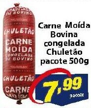 Vencedor Atacadista Carne Moida Bovina Congelada Chuletao pacote 500g oferta