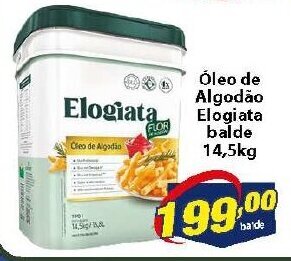 Oleo de Algodao Elogiata balde 14.5kg