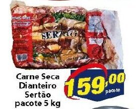 Carne Seca Dianteiro Sertao pacote 5kg