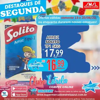 Supermercado Estrela Azul Arroz Solito Tp1 5kg oferta