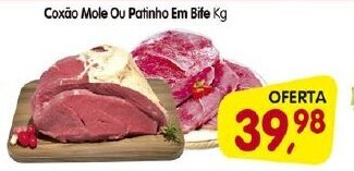 Coxao Mole ou Patinho Em Bife 1kg