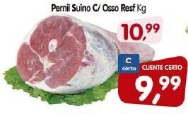 Cercadão Pernil suino c/ Osso Resfriado 1kg oferta