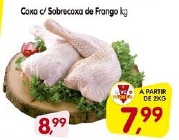 Cercadão Coxa c/ Sobrecoxa de Frango 1kg oferta