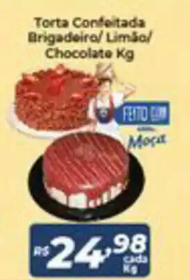 Atakarejo Torta Confeitada Brigadeiro/ Limao/ Chocolate 1kg oferta