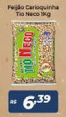 Atakarejo Feijao Carioquinha Tio Neco 1kg oferta