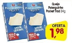 Cercadão Queijo Polenguinho Pocket Trad 34g oferta