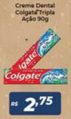 Atakarejo Creme Dental Colgate Tripla Acao 90g oferta