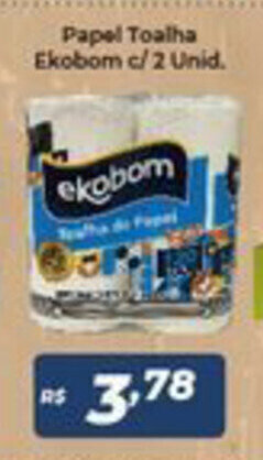 Atakarejo Papel Toalha Ekobom c/ 2 unid. oferta