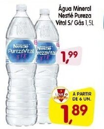 Cercadão Agua Mineral Nestle Pureza Vital s/ Gas 1.5L oferta