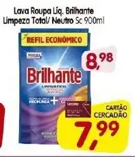 Cercadão Lava roupa Liq. Brilhante Limpeza Total/ Neutr sc 900ml oferta