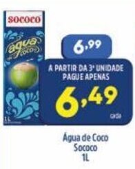 Arena Atacado Agua de Coco Sococo 1L oferta