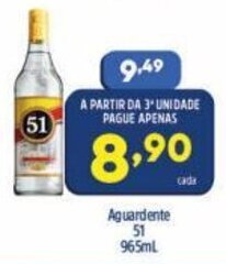 Arena Atacado Aguardente 51 965ml oferta