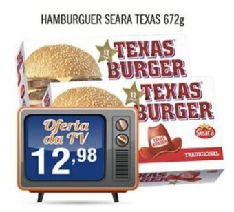 Central Supermercados Hamburguer Seara Texas 672g oferta