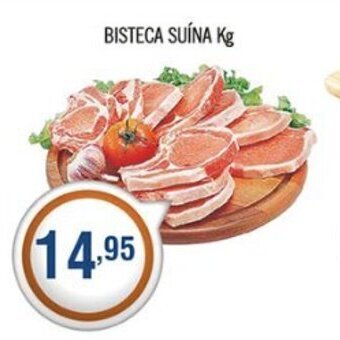 Central Supermercados Bisteca Suina 1kg oferta