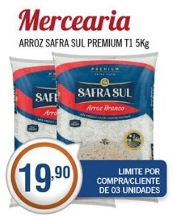 Arroz Safra Sul Premium T1 5kg