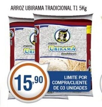 Arroz Ubirama Tradicinal T1 5kg