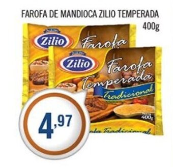 Central Supermercados Farofa de Mandioca Zilio Temperada 400g oferta
